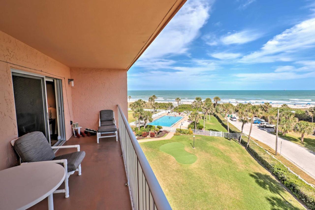 Oceanfront Cocoa Beach Condo With View Walk To Pier Extérieur photo