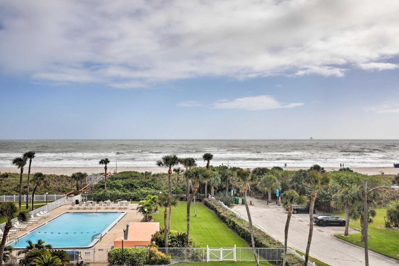 Oceanfront Cocoa Beach Condo With View Walk To Pier Extérieur photo